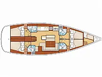 Oceanis 50 - Layout image