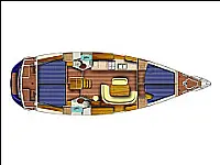 Sun Odyssey 45 - Layout image