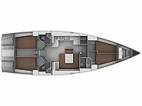 Bavaria Cruiser 45 - Layout image