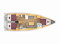 Bavaria C42 - Layout image