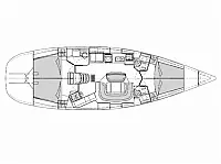 Sun Odyssey 49 Performance - Layout image