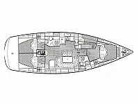 Bavaria 46 Cruiser /4cab - Layout image