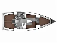 Bavaria 37 - Layout image