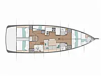 Sun Odyssey 490 - Layout image