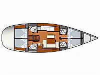 Sun Odyssey 49 - Layout image