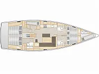 Hanse 508 - Layout image