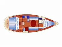 Bavaria 36 Cruiser - Layout image