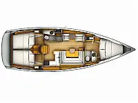 Sun Odyssey 419 - Layout image