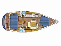 Sun Odyssey 45 - Layout image