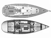 Sun Odyssey 49i - Layout image