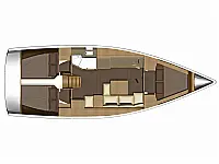 Dufour 382 GL - Layout image