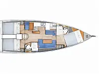 Sun Odyssey 410 - Layout image