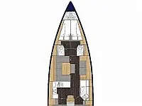 Bavaria C45 - Layout image