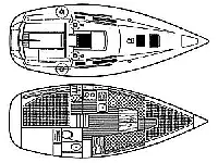 Beneteau 285  - Layout image