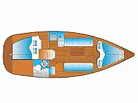 Bavaria 30 Cruiser - Layout image