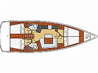 Oceanis 45 - Layout image