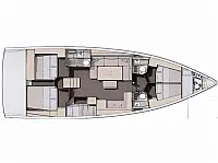 Dufour 470 - Layout image