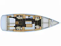 Jeanneau 54 - Layout image