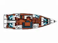 Bavaria Cruiser 50 - Layout image