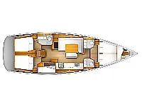 Sun Odyssey 519 - Layout image