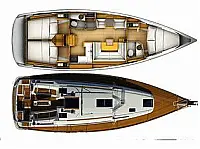 Sun Odyssey 409 - Layout image