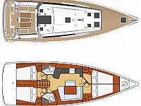 Oceanis 45 - Layout image