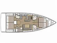 Oceanis 51.1 - Layout image