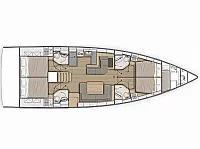 Oceanis 51.1  - Layout image