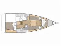 Oceanis 34.1 - Layout image