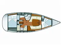 Sun Odyssey 32i (PTE) - Layout image