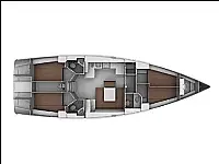 BAVARIA C 45 BT - Layout image