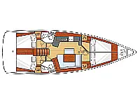 OCEANIS 45 BT - Layout image