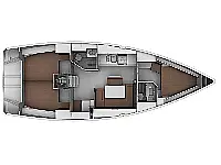 BAVARIA C 40 BT - Layout image