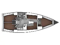 BAVARIA C 37 BT - Layout image