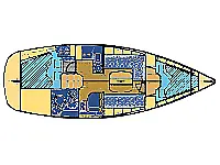 BAVARIA 33 C  - Layout image