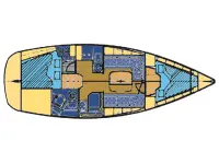 BAVARIA 33 C  - Layout image