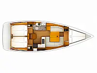 Sun Odyssey 379 - Layout image