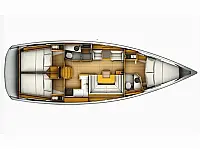 Sun Odyssey 419 - Layout image