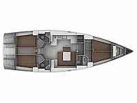 Bavaria Cruiser 45 - Layout image