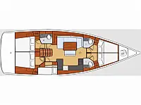 Oceanis 48 - Layout image