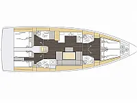 Bavaria C46 - Layout image