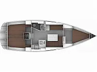 Bavaria 36 - Layout image