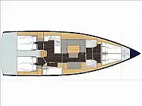 Bavaria 45 Cruiser - Layout image