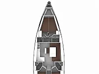 Bavaria Cruiser 46 - Layout image