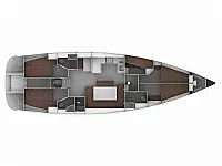 Bavaria Cruiser 50 - Layout image