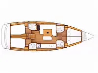 Sun Odyssey 519 - Layout image