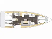 Bavaria Cruiser 46 - Layout image