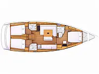 Sun Odyssey 479 - Layout image