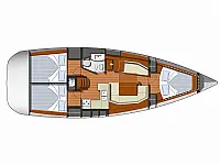 Sun Odyssey 39i - Layout image