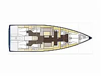 Bavaria C57 - Layout image